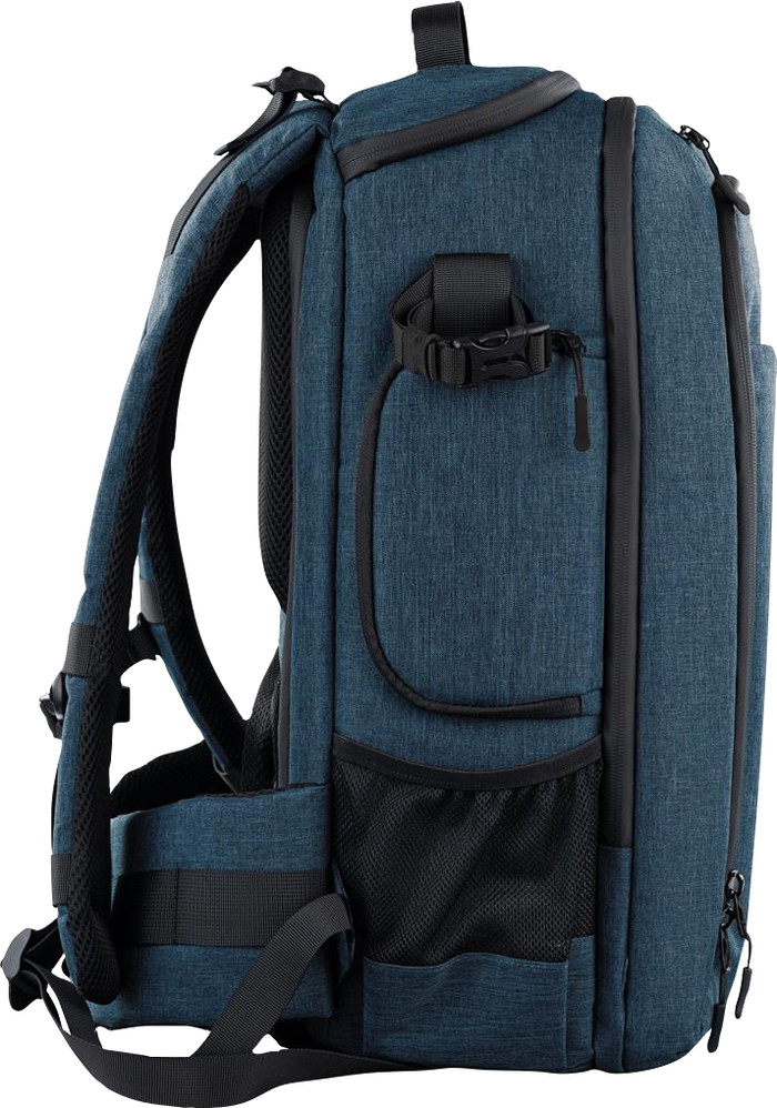 Dörr Photo Backpack Prag Pro 20L Blauw linkerkant
