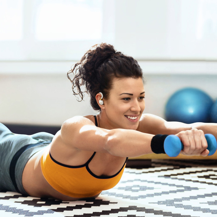 soundcore Sport X20 White product in use