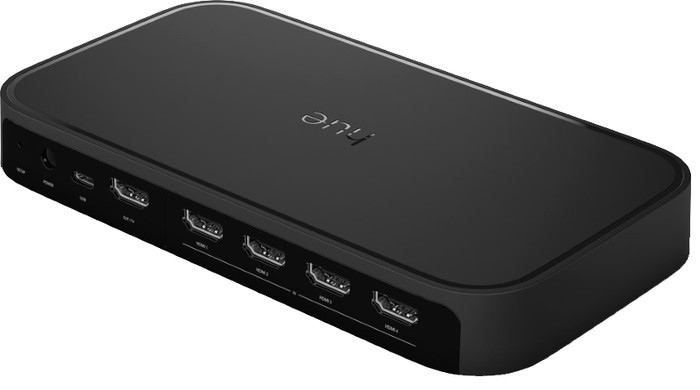 Philips Hue Play Rampe d'Éclairage Noir Lot de 2 + HDMI Sync Box 8K côté droit