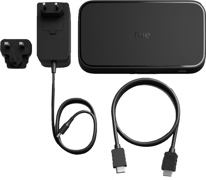 Philips Hue Play Rampe d'Éclairage Noir Lot de 2 + HDMI Sync Box 8K accessoire