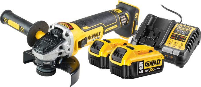 DeWalt DCG405NT-XJ 5,0 Ah Accu (2x) Starterspakket Main Image