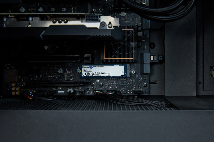 Kingston NV3 PCIe 4.0 NVMe SSD 500GB product in gebruik