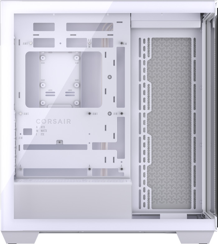 CORSAIR 3500X Mid-tower White inside