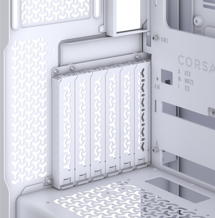 CORSAIR 3500X Mid-tower White detail