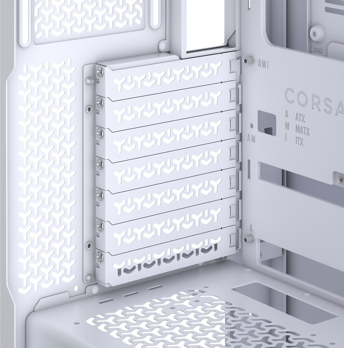 CORSAIR 3500X Mid-tower White detail