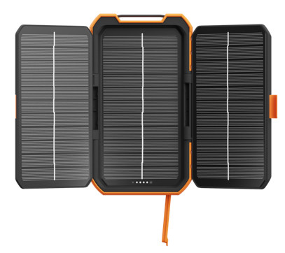 Xtorm Solar Power Bank with Fast charging 10,000mAh and Stand front