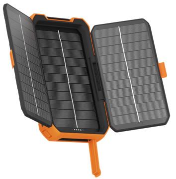 Xtorm Solar Power Bank with Fast charging 10,000mAh and Stand front