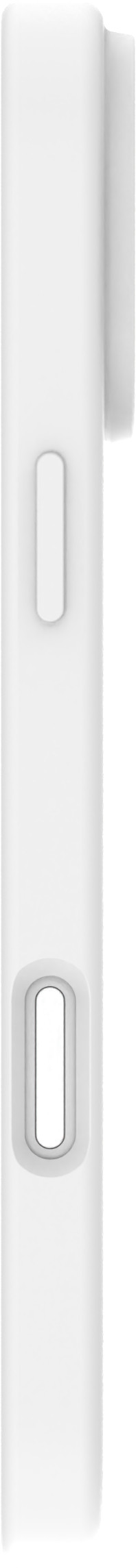 BlueBuilt Back Cover iPhone 16 Pro Max Wit + Privacy Filter Screenprotector Glas linkerkant