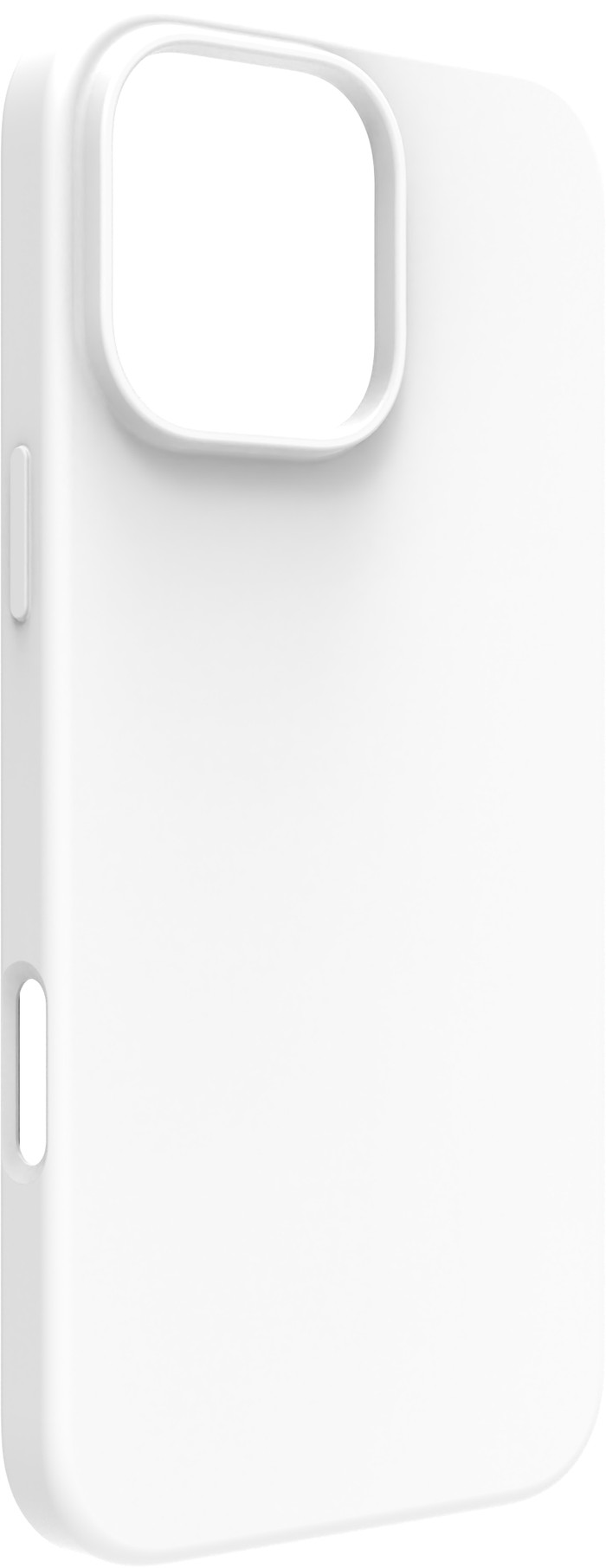 BlueBuilt Back Cover iPhone 16 Pro Max Wit + Privacy Filter Screenprotector Glas rechterkant