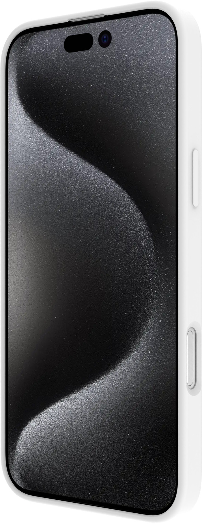 BlueBuilt Back Cover iPhone 16 Pro Max Wit + Privacy Filter Screenprotector Glas voorkant