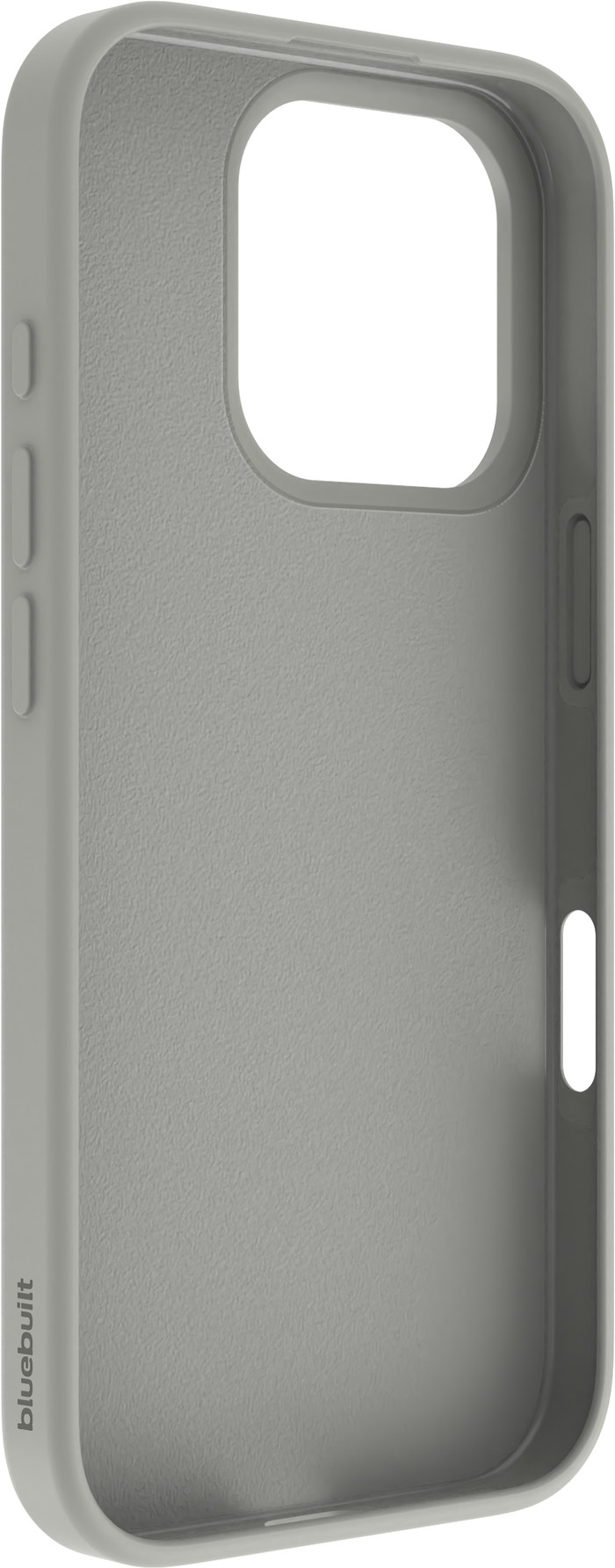 BlueBuilt Back Cover iPhone 16 Pro Grijs voorkant