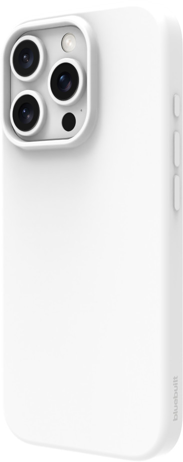 BlueBuilt Apple iPhone 16 Pro Book Case Leer Zwart + Screenprotector Glas Duo Pack voorkant