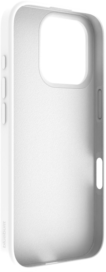 BlueBuilt Apple iPhone 16 Pro Book Case Leer Zwart + Screenprotector Glas Duo Pack voorkant