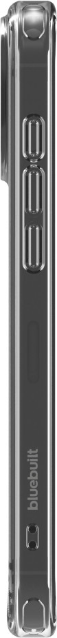 BlueBuilt Protective Back Cover with MagSafe iPhone 16 Pro Max Transparent left side