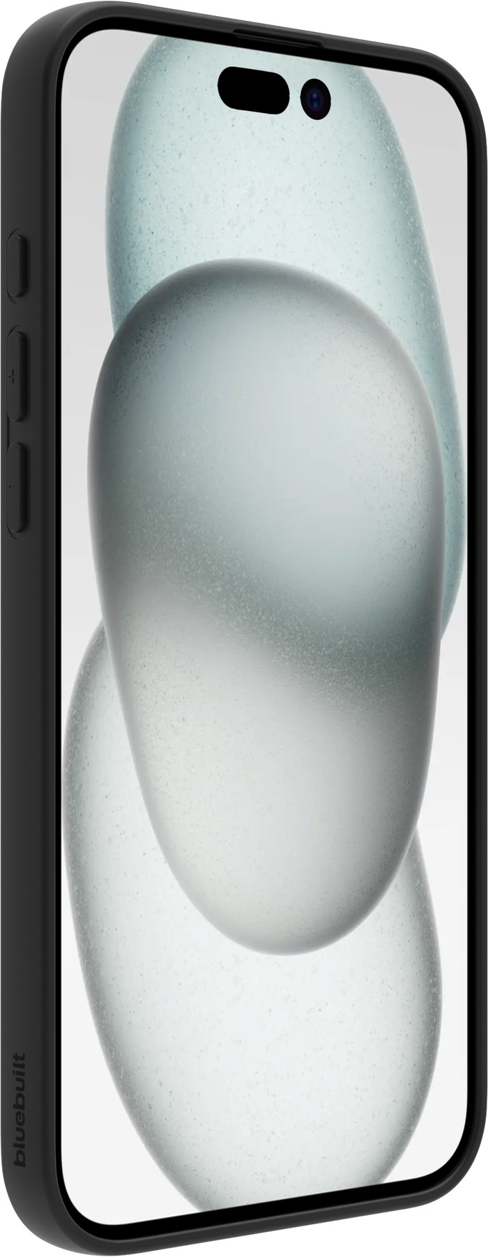 BlueBuilt Back Cover Apple iPhone 16 Plus Zwart + Screenprotector Glas voorkant