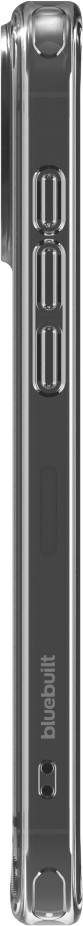 Apple iPhone 16 Pro Max 256GB Desert Titanium + BlueBuilt Back Cover Transparent right side