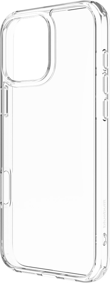 Apple iPhone 16 Pro Max 256GB Desert Titanium + BlueBuilt Back Cover Transparent front