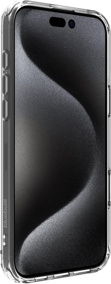 Apple iPhone 16 Pro Max 256GB Desert Titanium + BlueBuilt Back Cover Transparent back