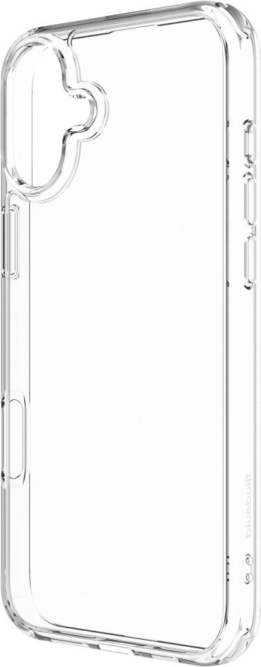Apple iPhone 16 Plus 256GB White + BlueBuilt Protective Back Cover Transparent back