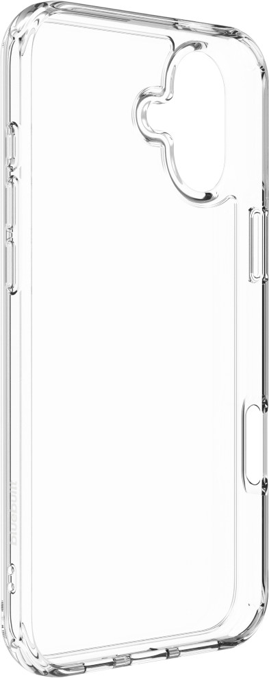 Apple iPhone 16 Plus 256GB White + BlueBuilt Protective Back Cover Transparent front