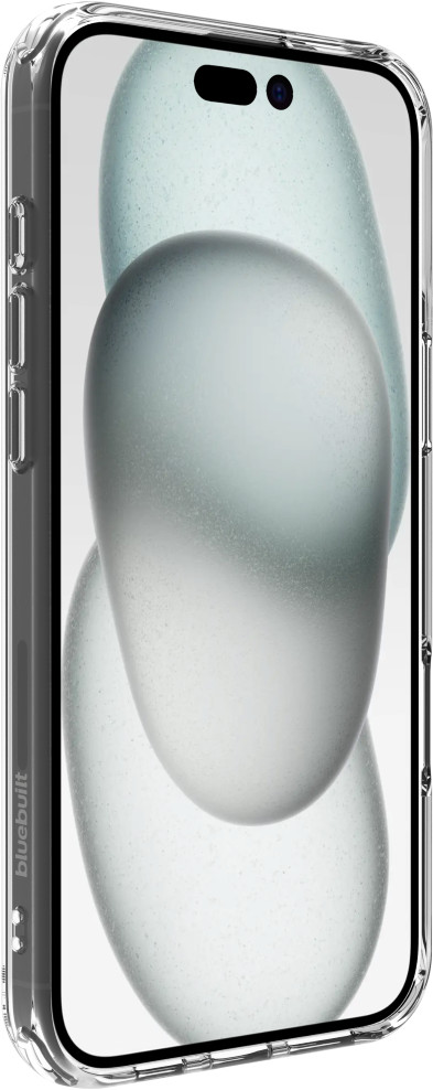 Apple iPhone 16 Plus 256GB White + BlueBuilt Protective Back Cover Transparent back