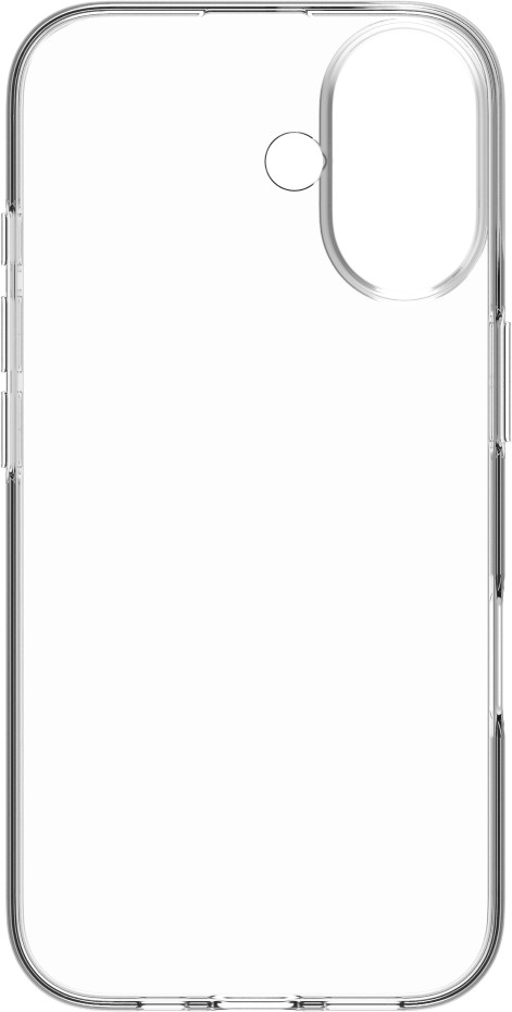 BlueBuilt Apple iPhone 16 Back Cover Transparant achterkant