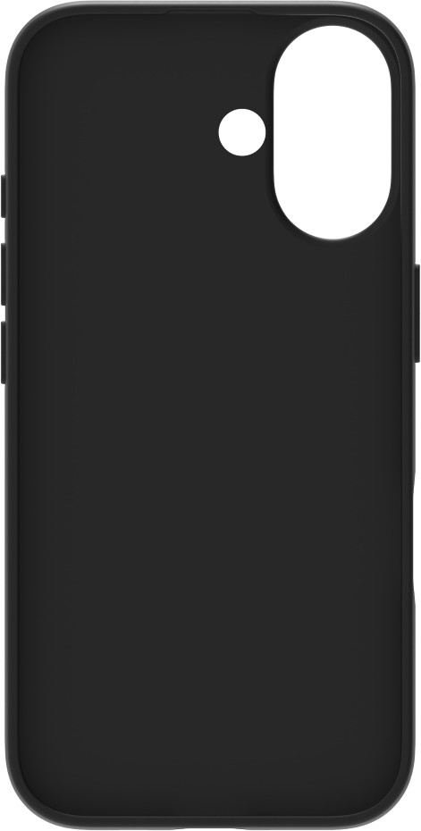 BlueBuilt Back Cover iPhone 16 Zwart + Screenprotector Glas achterkant