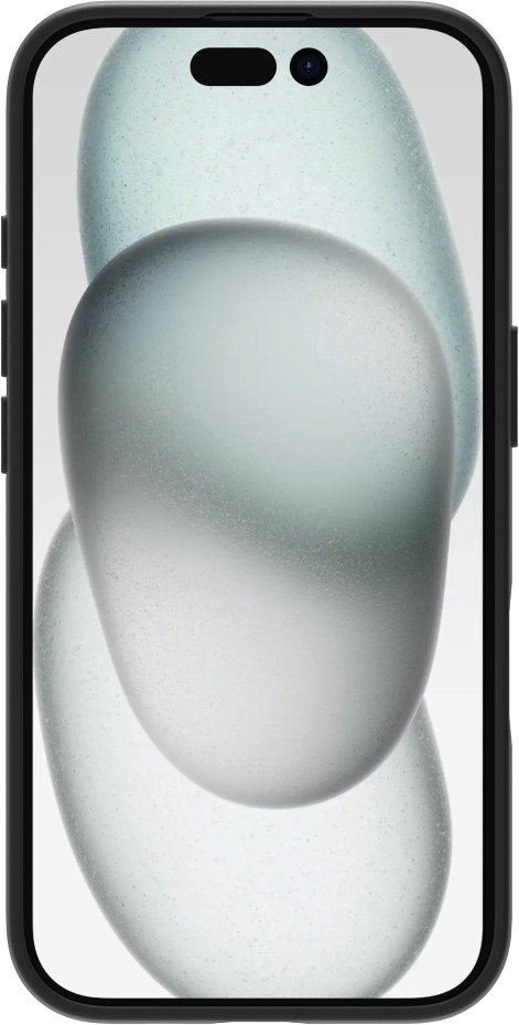 BlueBuilt Back Cover iPhone 16 Zwart + Screenprotector Glas achterkant