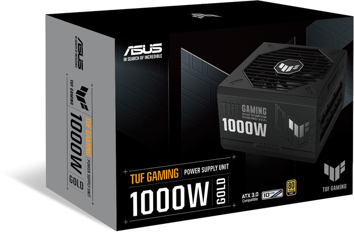 ASUS TUF Gaming 1000W Gold verpakking