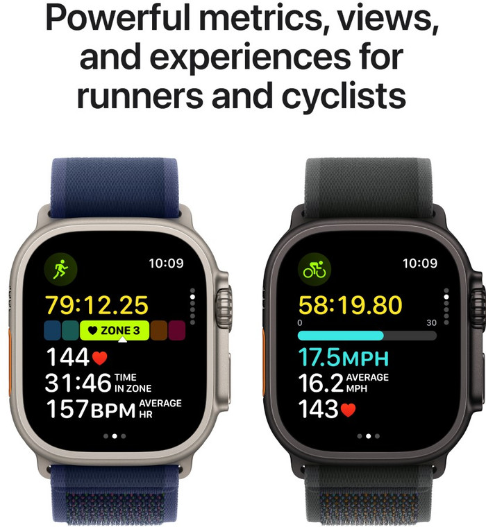 Apple Watch Ultra 2 4G 49mm Zwart Ocean Band Zwart visual leverancier