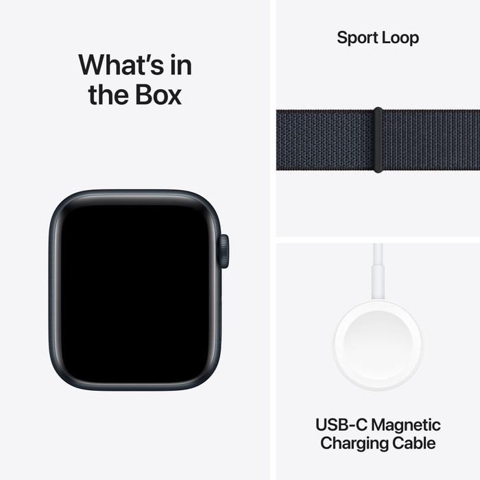 Apple Watch SE 2024 44mm Midnight Sport Loop visual leverancier