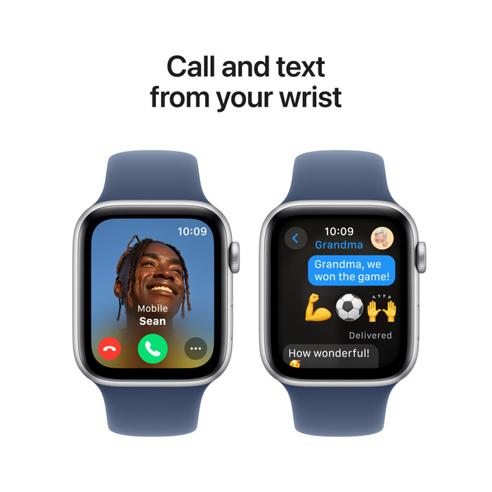 Apple Watch SE 2024 44mm Silver Sport Band S/M visual supplier