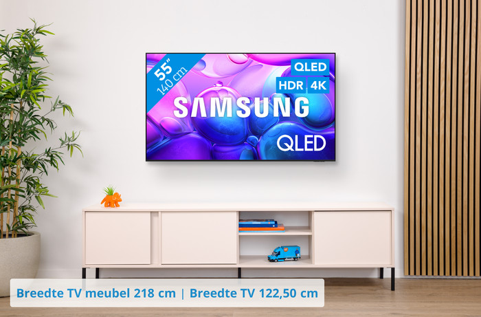 Samsung QLED 55" Q6FA (2025) visual Coolblue 1