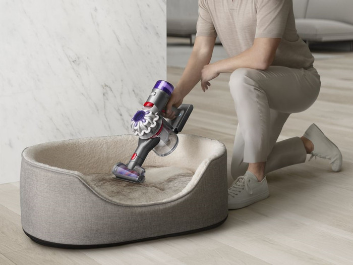 Dyson V8 Advanced product in gebruik