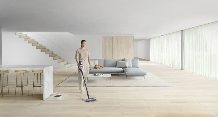 Dyson V8 Advanced product in gebruik