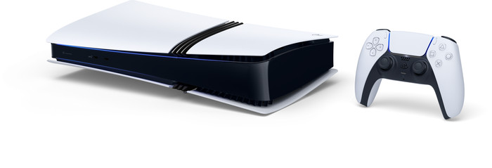 PlayStation 5 Pro Digital Edition + Oplaadstation voorkant