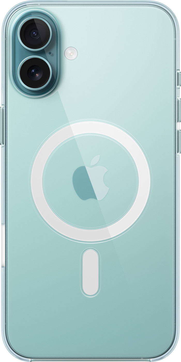 Apple iPhone 16 Plus Back Cover with MagSafe Transparent back