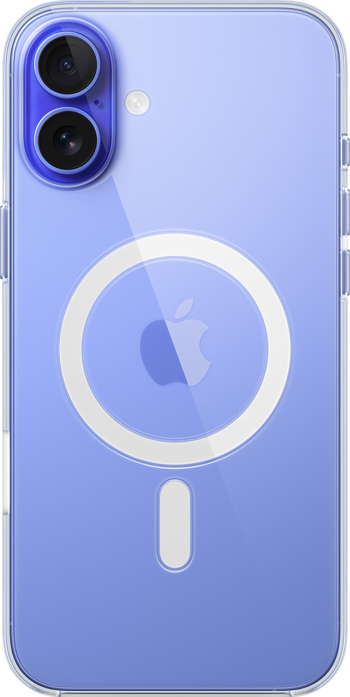 Apple iPhone 16 Plus Back Cover with MagSafe Transparent back