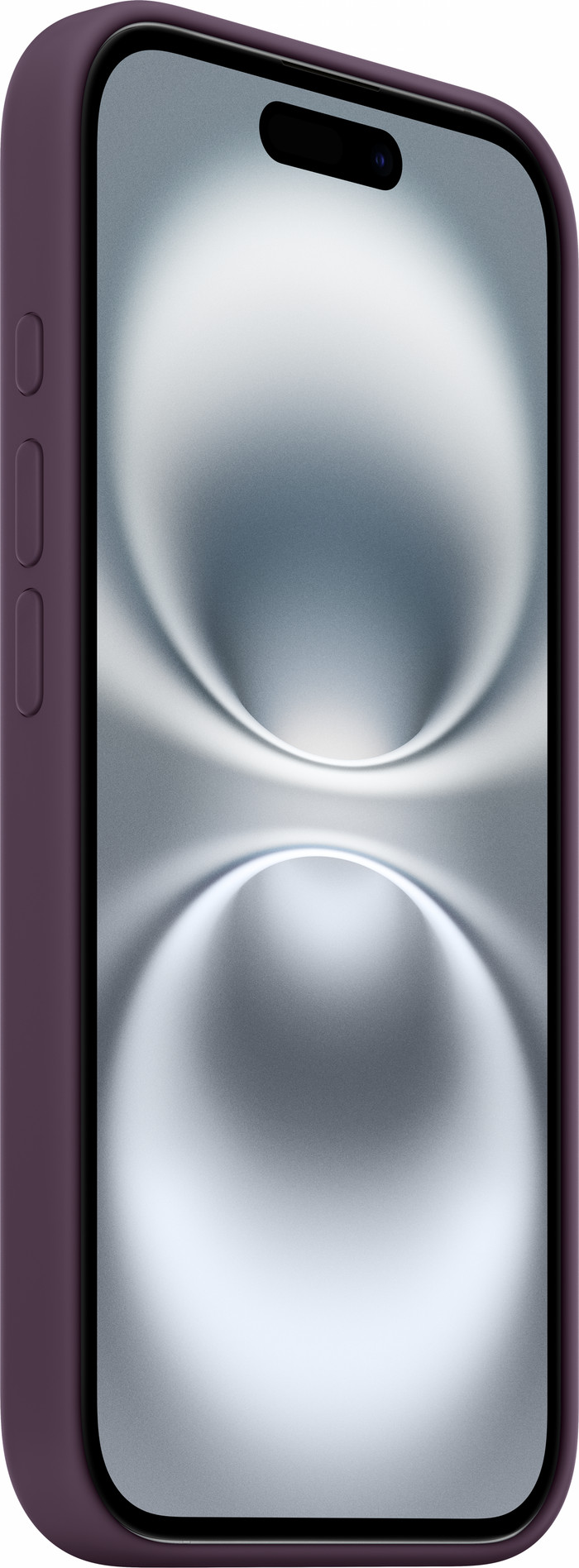 Apple iPhone 16 Back Cover with MagSafe Plum left side