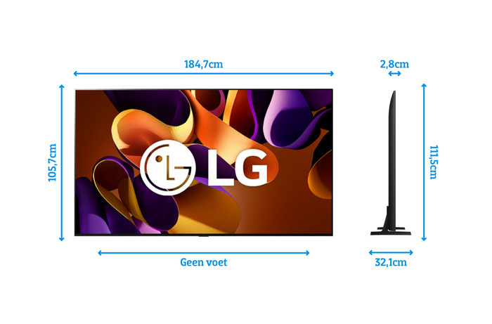 LG OLED83G45LW (2024) visuel Coolblue 4