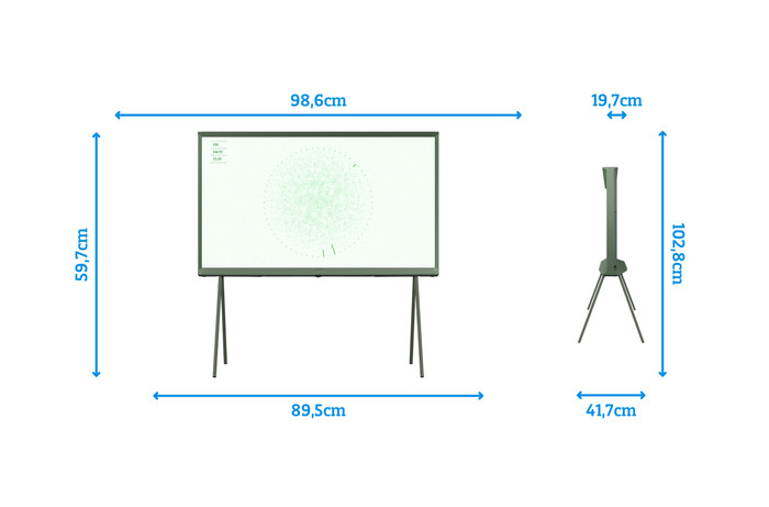 Samsung The Serif Ivy Green 43LS01D (2024) visual Coolblue 4