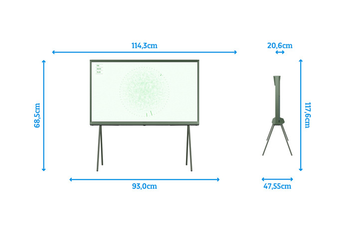 Samsung The Serif Ivy Green 50LS01D (2024) visuel Coolblue 4