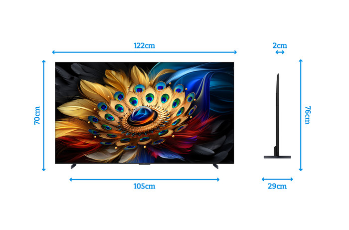 TCL QLED 55C61B (2024) visual Coolblue 4