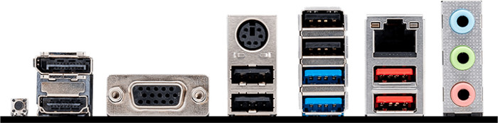 MSI PRO B650M-P left side