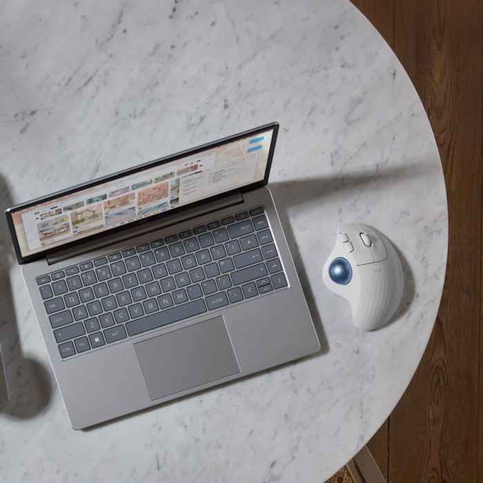 Logitech ERGO M575S Wireless Trackball Muis Wit visual leverancier