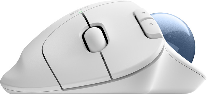 Logitech ERGO M575S Wireless Trackball Muis Wit voorkant