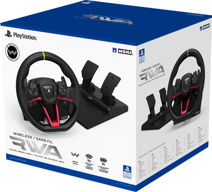 Hori APEX Volant de Course Sans Fil pour PS5, PS4 et PC emballage
