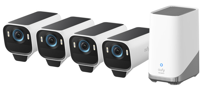 eufyCam S3 Pro 4-Pack + HomeBase 3 Main Image