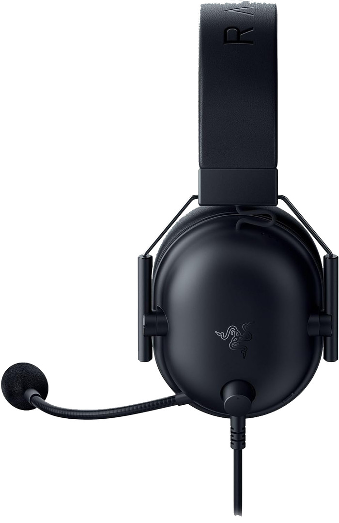 Razer BlackShark V2 X PlayStation Noir côté gauche