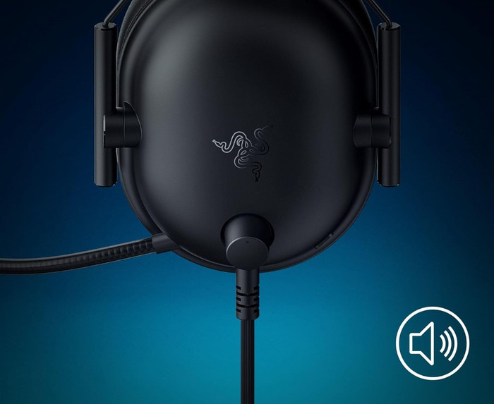 Razer BlackShark V2 X PlayStation Noir détail